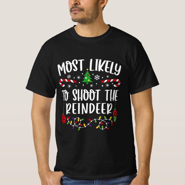 Camiseta Mais Provável Para Atirar Na Rebelde (Frente)