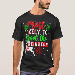Camiseta Mais Provável Para Atirar Na Rebelde Natal Feia P