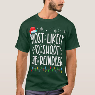 Camiseta Mais Provável Para Atirar No Natal Da Família Rein