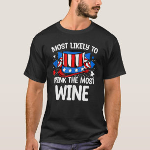 Camiseta Mais Provável Para Beber A Fama Mais Vinha Em 4 De