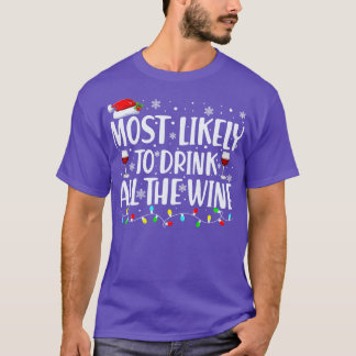 Camiseta Mais Provável Para Beber Todo O Vinho (5)