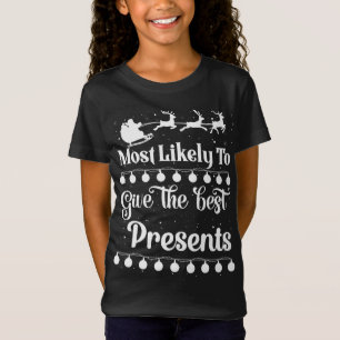 Camiseta Mais Provável Para Dar Os Melhores Papais noeis De