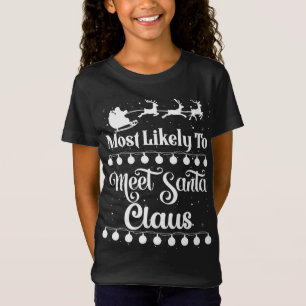 Camiseta Mais Provável Para Encontrar Papais noeis De Papai