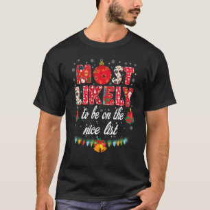 Camiseta Mais Provável Para O Natal Estar Na Família Da Lis