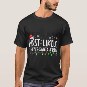 Camiseta Mais Provável Para Oferecer Aos Papais noeis Um Be