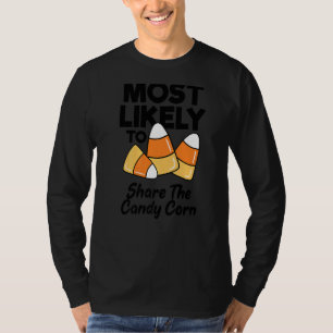 Camiseta Mais Provável Para Partilhar Os Garotos De Milho-A