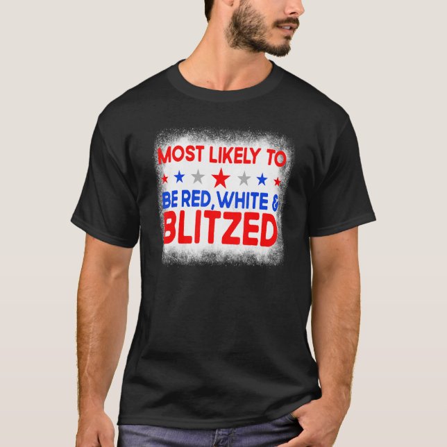 Camiseta Mais Provavelmente Branco Vermelho E Família Blitz (Frente)