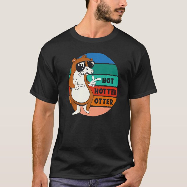 Camiseta Mais Quente, Mais Engraçado Dizer Água Marten Doce (Frente)