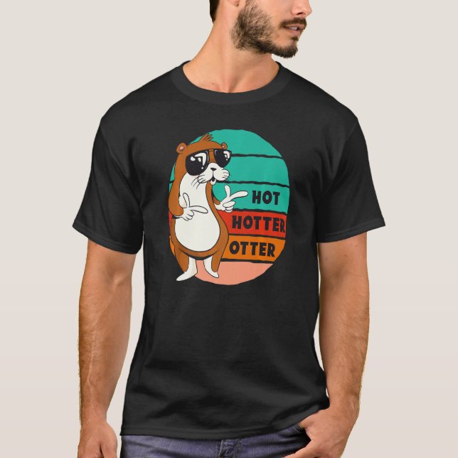 Camiseta Mais Quente, Mais Engraçado Dizer Água Marten Doce (Frente)