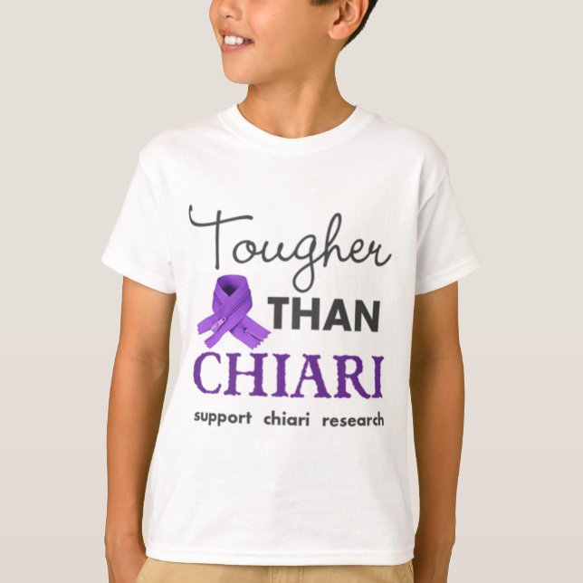 Camiseta Mais resistente do que Chiari (Frente)