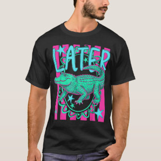 Camiseta Mais Tarde Enquanto Jacaré Havaí Praia Verão