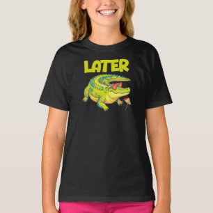 Camiseta Mais Tarde Jacaré, Verão Divertido