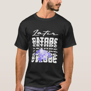 Camiseta Mais tarde jacarés aligator crocodilo piada engraç