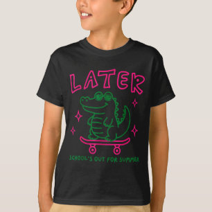 Camiseta Mais tarde professoras escolas fechadas para o ver