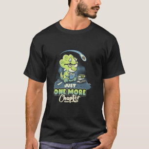 Camiseta Mais Um Capítulo Engraçado Dino Extinção Pun Bookw