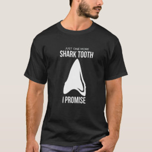 Camiseta Mais Um Dente de Tubarão Eu Prometo Peixe Tubarão