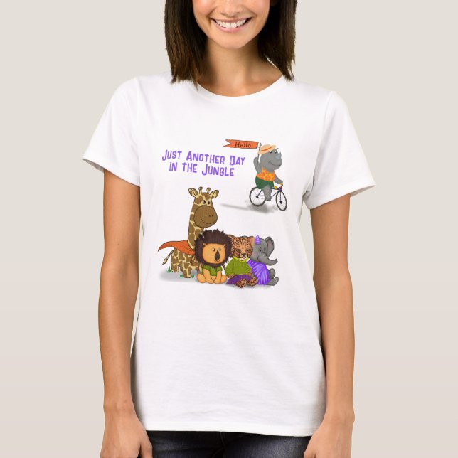 Camiseta Mais um Dia na Selva Professor (Frente)