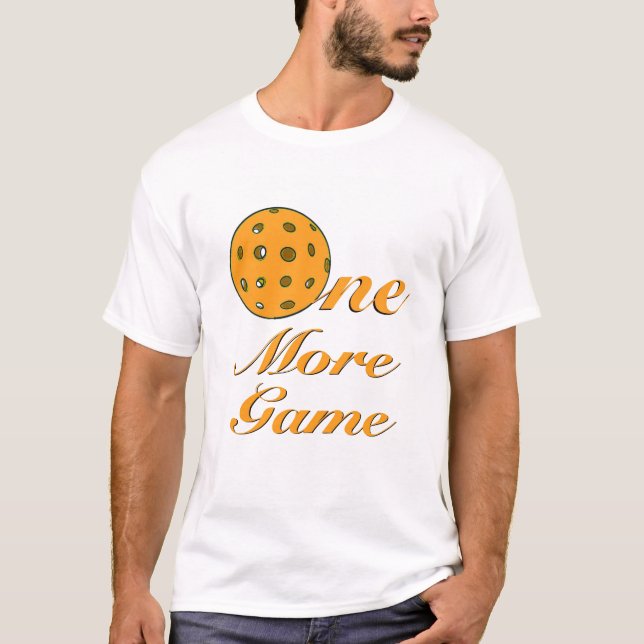 Camiseta Mais um jogo de t-shirt de picleball (Frente)