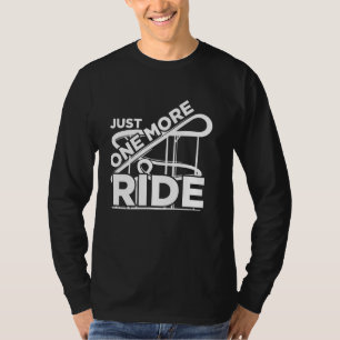 Camiseta Mais uma corrida parque de diversões montanha-russ