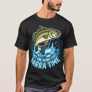 Camiseta Mais uma lançada Barra Time Barramundi Pesca A