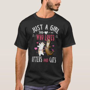 Camiseta Mais Uma Menina Que Ama As Mulheres E Gatos