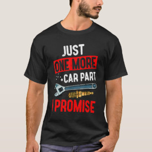 Camiseta Mais uma Peça de Carro, Eu Prometo Mecânico Corrid