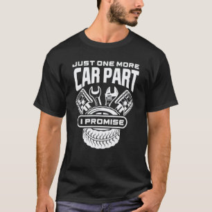 Camiseta Mais uma Peça de Carro Eu Prometo Mecânico de Ca