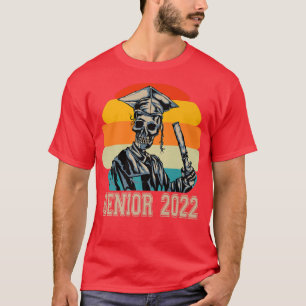 Camiseta Mais velho 2022 Formatação De Esqueleto Dela Na Es