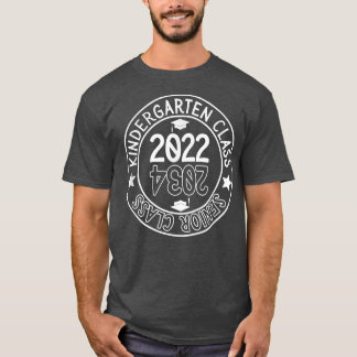 Camiseta Mais velho 2022 para jardim de infância 2034 Class
