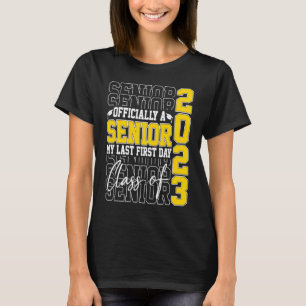 Camiseta Mais velho 2023 A Minha Última Primeira Escola