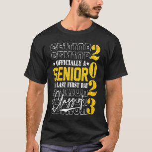 Camiseta Mais velho 2023 Graduação Meu Último Primeiro Dia 