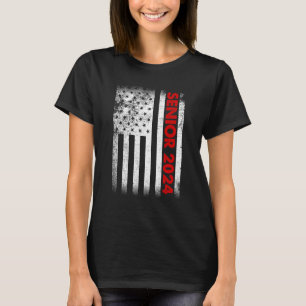 Camiseta Mais velho 2024 American Flag USA Graduation Class