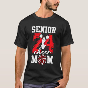 Camiseta Mais velho 2024 Cheer Mãe Orgulhosa Mãe Da Classe 