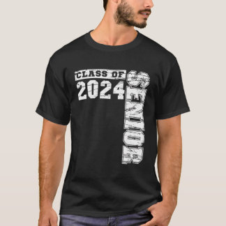 Camiseta Mais velho 2024 Classe De Graduação 2024 Ou Primei