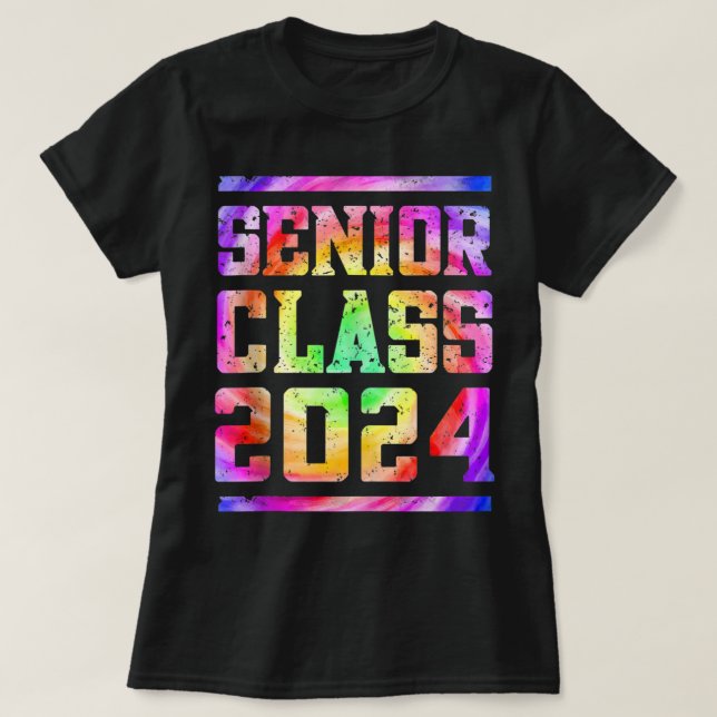 Camiseta Mais velho 2024 Classe de Graduação do Mais velho  (Frente do Design)