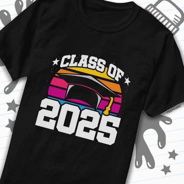 Camiseta Mais velho 2025 Classe de Graduação de 2025 — Plac (Criador carregado)
