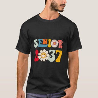 Camiseta Mais velho 2037 Classe De 2037 Retro Back To Schoo
