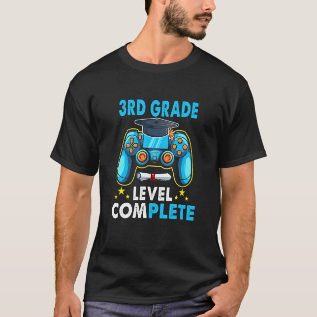 Camiseta mais velho 2 de videogame de classe completa de ní (Frente)