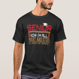 Camiseta Mais velho, agora sou inteligente e assim classe d