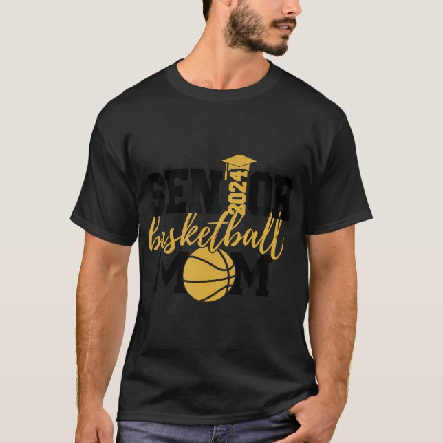 Camiseta Mais velho Basquete Mãe 2024 (Frente)
