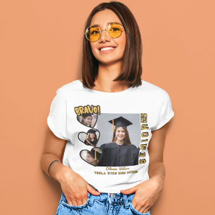 Camiseta Mais velho Bravo 2025 Graduação Personalizada da F