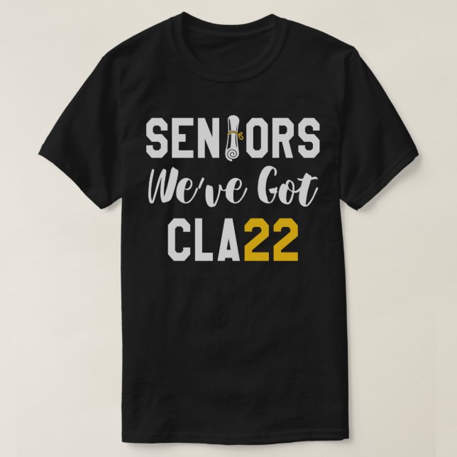Camiseta Mais velho Classe 2022 18 (Frente do Design)