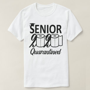 Camiseta Mais velho Classe De 2020 Em Quarentena