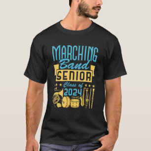 Camiseta Mais velho de Banda Marching 2024 Clas de Graduaçã