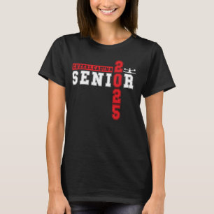 Camiseta Mais velho de Cheerhead Night Cheer Gradua 2025
