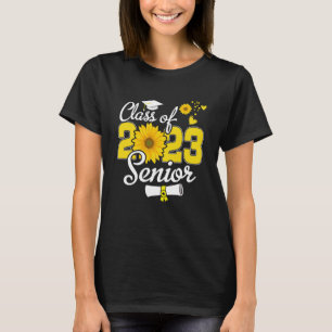Camiseta Mais velho de girassol Mãe 23 Graduação Mais velho