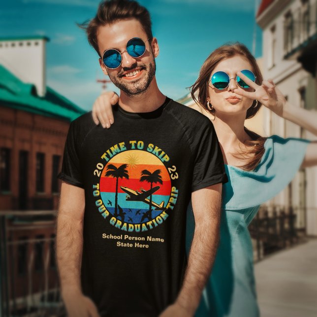 Camiseta Mais velho de Graduação Classe Trip 2023 Personali (Criador carregado)