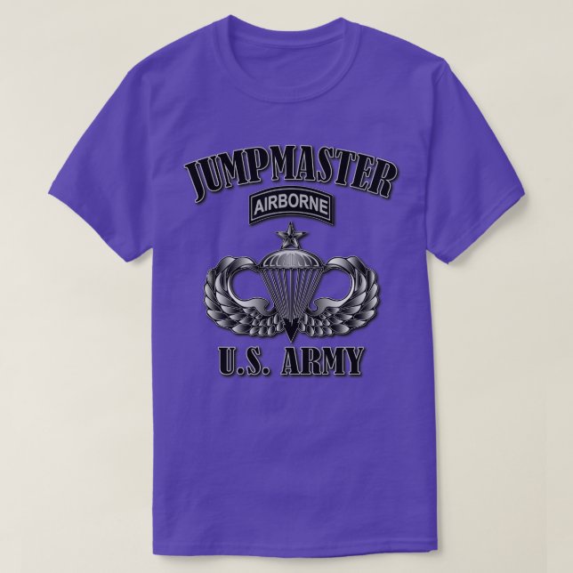 Camiseta Mais velho de jumpmaster Asas 1 (Frente do Design)