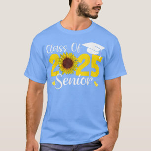Camiseta Mais velho de presente para graduação de girassol