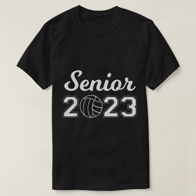 Camiseta Mais velho de voleibol (Frente do Design)
